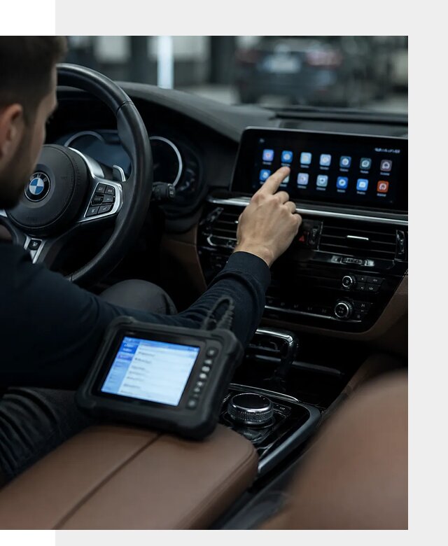 Установка приложений и мультимедиа сервисов BMW в Дмитрах