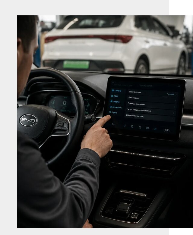 Русификация BYD E2 в Дмитрах от 15973 р. | ФастМобиль-Дмв под ключ