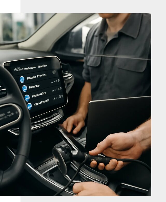 Установка приложений Geely для мультимедиа автомобиля в Дмитрах