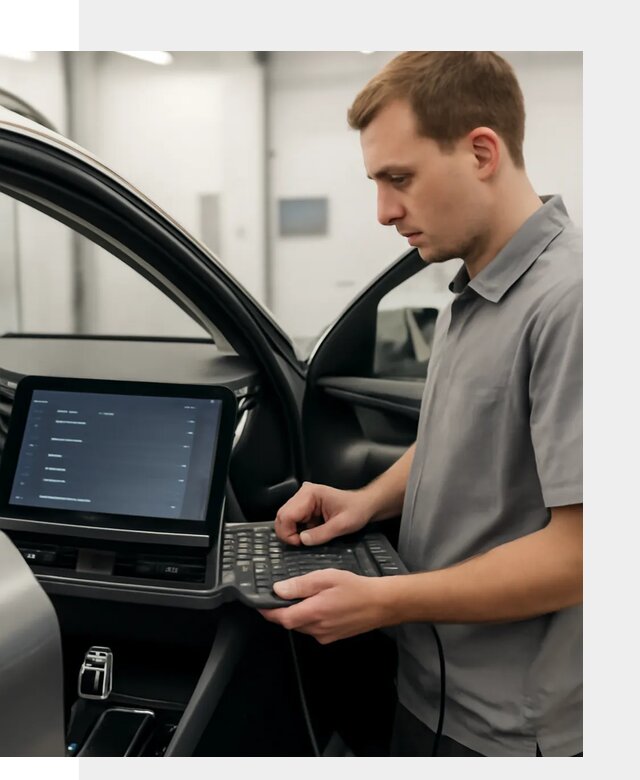 Русификация мультимедиа автомобилей Lynk Co в Дмитрах